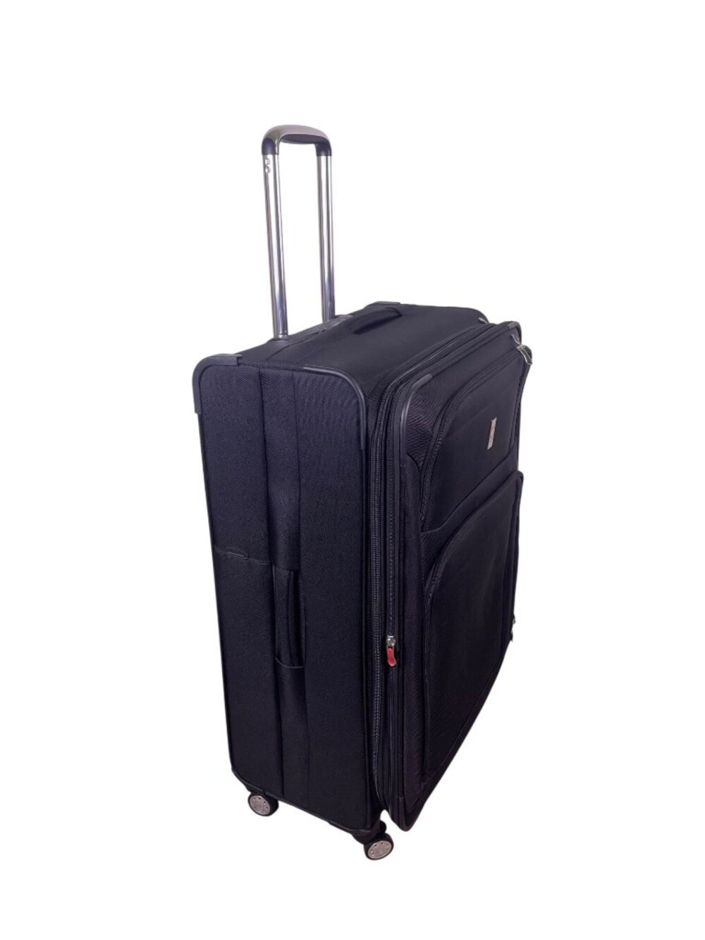 Delsey Unisex Black Expandable Spinner Wheels Rolling Travel Suitcase  Luggage - Picture 4 of 12